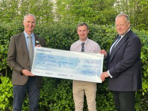 County Show supports Local Charities with £15,938 Donation - Julia's House Donation.