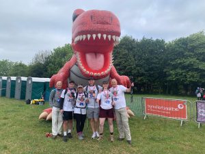Extraordinary Weekend of Fundraising - Tilbury Douglas T-Rex Team at the Jurassic Coast Challenge